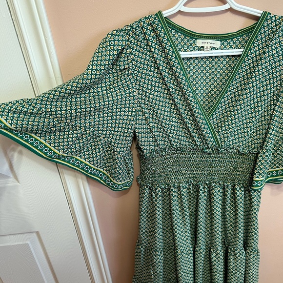 Printed layered dress - Picture 3 of 5